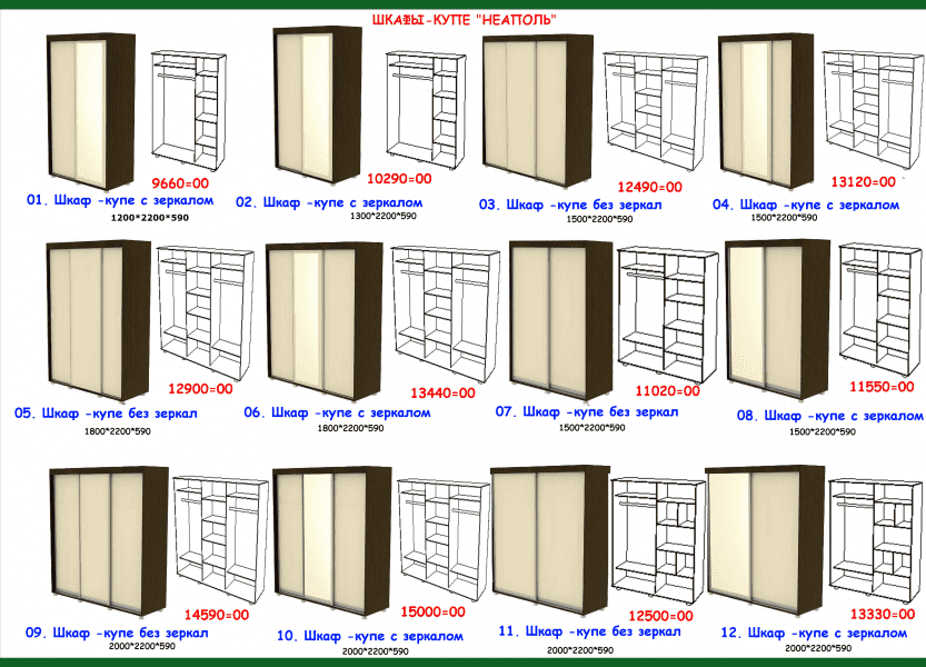 шкаф-купе неаполь в Йошкар-Оле