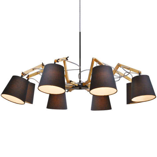 подвесная люстра arte lamp pinoccio a5700lm-8bk в Йошкар-Оле