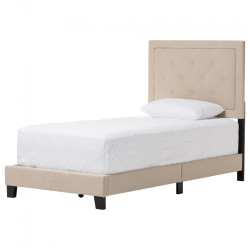 кровать paris linen upholstered beige 90х200 в Йошкар-Оле