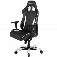 кресло геймерское dxracer king ks57 черно-белое в Йошкар-Оле