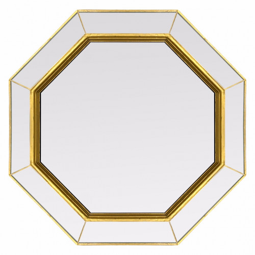 зеркало золотое венецианское восьмиугольное espresso gold в Йошкар-Оле