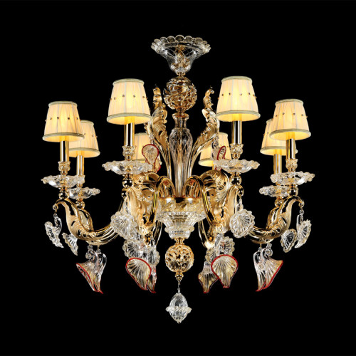 люстра md102729-8a от illuminati золото/янтарная в Йошкар-Оле