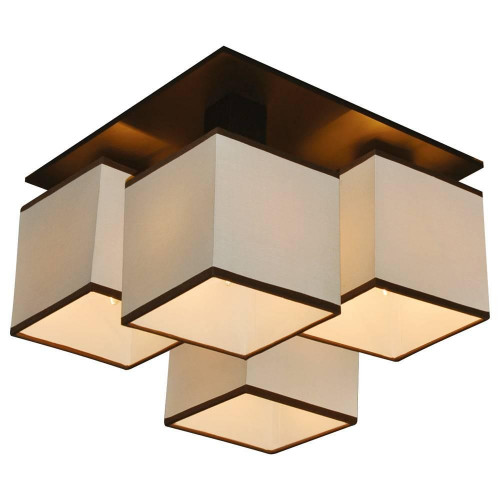 потолочная люстра arte lamp quadro a4402pl-4bk в Йошкар-Оле