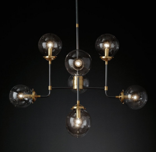 люстра bistro 8 черная, бронза в Йошкар-Оле