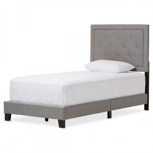 кровать paris linen upholstered gray 140х200 в Йошкар-Оле