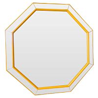 зеркало венецианское восьмиугольное желтое yellow octagon в Йошкар-Оле