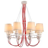 подвесная люстра arte lamp sergio a3325lm-8wh в Йошкар-Оле