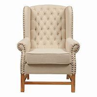 кресло мягкое с ушами french provincial armchair бежевое в Йошкар-Оле