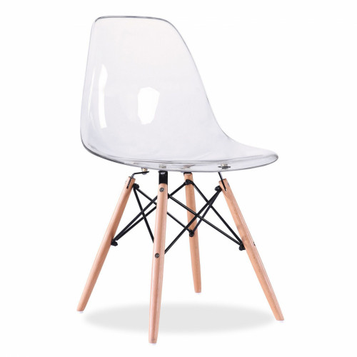 стул деревянный pc-015 прозрачный (eames style) в Йошкар-Оле