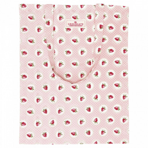 сумка хлопковая strawberry pale pink в Йошкар-Оле