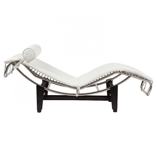 шезлонг chaise longue lc4 белый в Йошкар-Оле