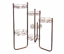 подставка для цветов kaskad 3 медь коричневая в Йошкар-Оле