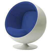 детское кресло eero ball chair бело-синее в Йошкар-Оле