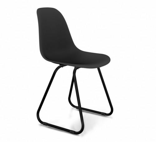 стул dsr черный s38 (eames style) в Йошкар-Оле