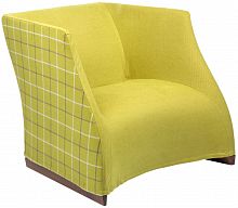 кресло vivienne armchair yellow checkerboard в Йошкар-Оле