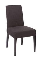 стул aylso dining chair кожа тёмно-коричневая в Йошкар-Оле