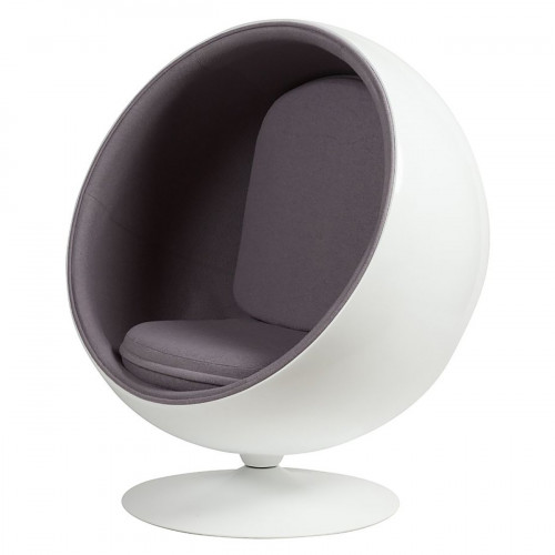 кресло eero ball chair серое в Йошкар-Оле