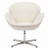 кресло swan chair кремовое в Йошкар-Оле