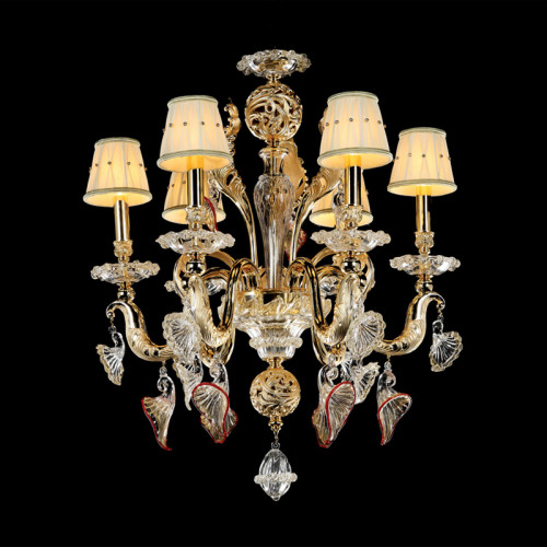 люстра md102729-6a от illuminati золото/янтарная в Йошкар-Оле