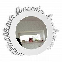 зеркало белое круглое в раме с надписью daydream в Йошкар-Оле
