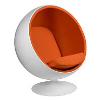 кресло eero aarnio style ball chair оранжевое в Йошкар-Оле