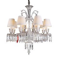люстра baccarat 8 от delight collection белая/прозрачная/ хром в Йошкар-Оле