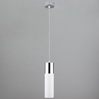 подвесной светильник eurosvet double topper 50135/1 led хром/белый в Йошкар-Оле