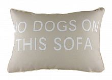 подушка с надписью no dogs on this sofa в Йошкар-Оле