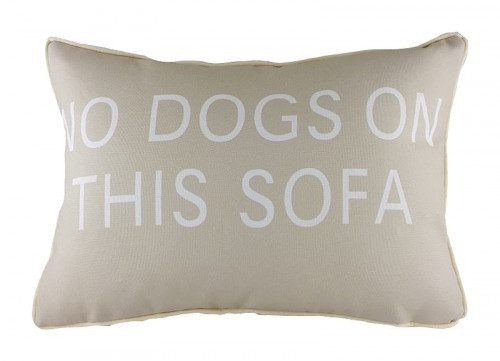 подушка с надписью no dogs on this sofa в Йошкар-Оле