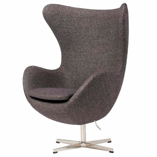 кресло egg chair серое в Йошкар-Оле
