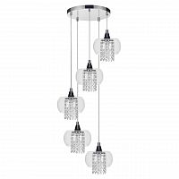 дизайнерская подвесная люстра spot light cordia 1192528 хром в Йошкар-Оле