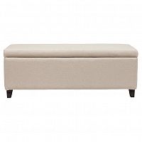 оттоманка dean upholstered storag бежевая в Йошкар-Оле