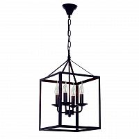 дизайнерская подвесная люстра spot light cage 9810404 черная в Йошкар-Оле