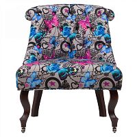 кресло мягкое amelie french country chair бабочки в Йошкар-Оле