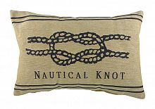 подушка с морским узлом nautical knot natural в Йошкар-Оле