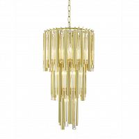 люстра gigi 7 gold от delight collection прозрачная/золото в Йошкар-Оле