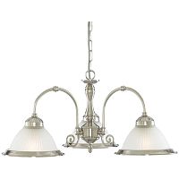 подвесная люстра arte lamp american diner a9366lm-3ss белая в Йошкар-Оле