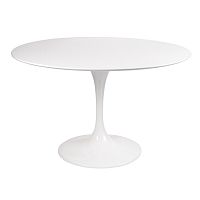 стол eero saarinen style tulip table mdf d110 глянцевый белый в Йошкар-Оле