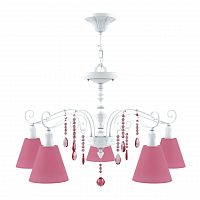 подвесная люстра lamp4you provence e4-05-wm-lmp-o-27-crl-e4-05-pk-dn в Йошкар-Оле