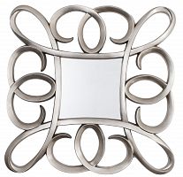 зеркало серебряное квадратное в фигурной раме silver swirl frame от rvastley в Йошкар-Оле