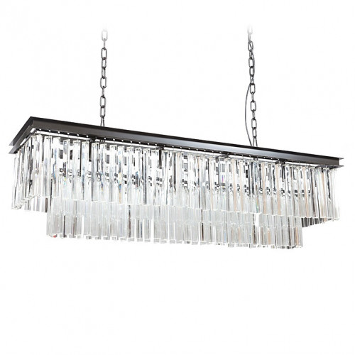 люстра sydney collection pendent lamp хром, прозрачная в Йошкар-Оле