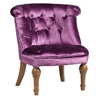 кресло sophie tufted slipper chair сиреневое в Йошкар-Оле