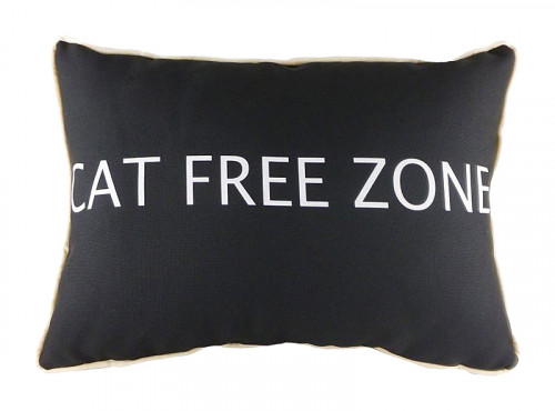 подушка с надписью cat free zone в Йошкар-Оле