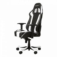 кресло геймерское dxracer king ks06 черно-белое в Йошкар-Оле