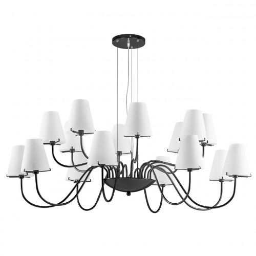 подвесная люстра lightstar diafano 758167 черная в Йошкар-Оле