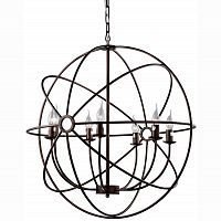 люстра foucault's orb crystal nude коричневая в Йошкар-Оле