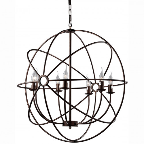 люстра foucault's orb crystal nude коричневая в Йошкар-Оле