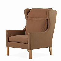 кресло wingback коричневый в Йошкар-Оле