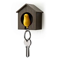 держатель+брелок для ключей sparrow коричневый-желтый в Йошкар-Оле