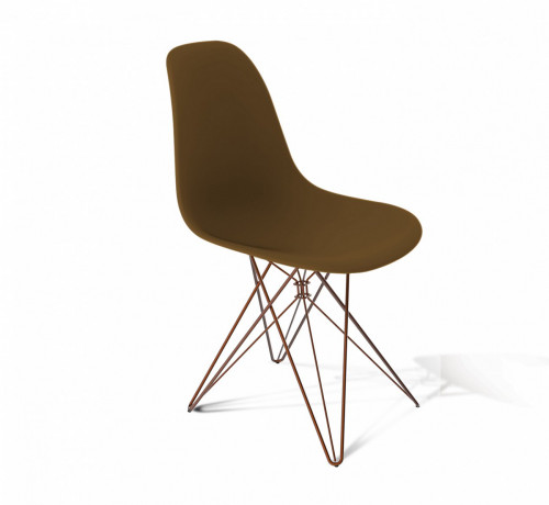 стул dsr коричневый s50 (eames style) в Йошкар-Оле